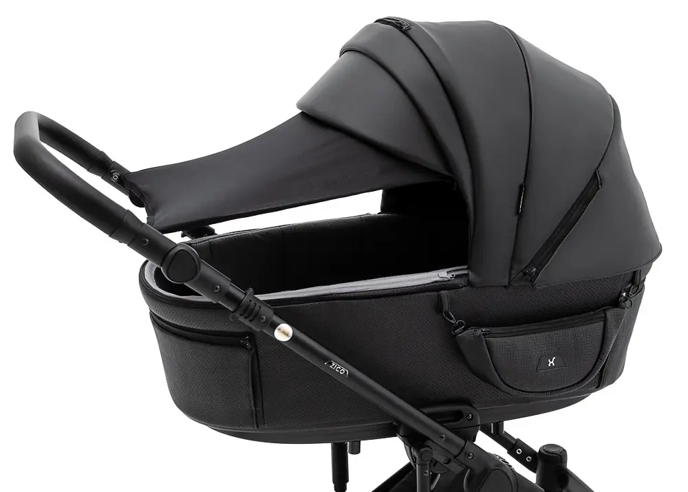 Детская коляска 2 в 1 Adamex Zico Eco Sa-2 черный